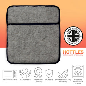 Lambswool Fleece Hottle Personal Warmer front